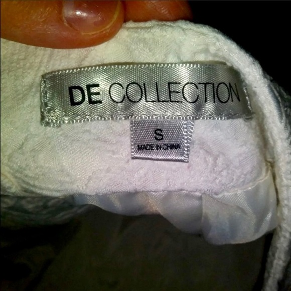 Nordstrom DE Collection white double zip pencil skirt - Picture 8 of 8